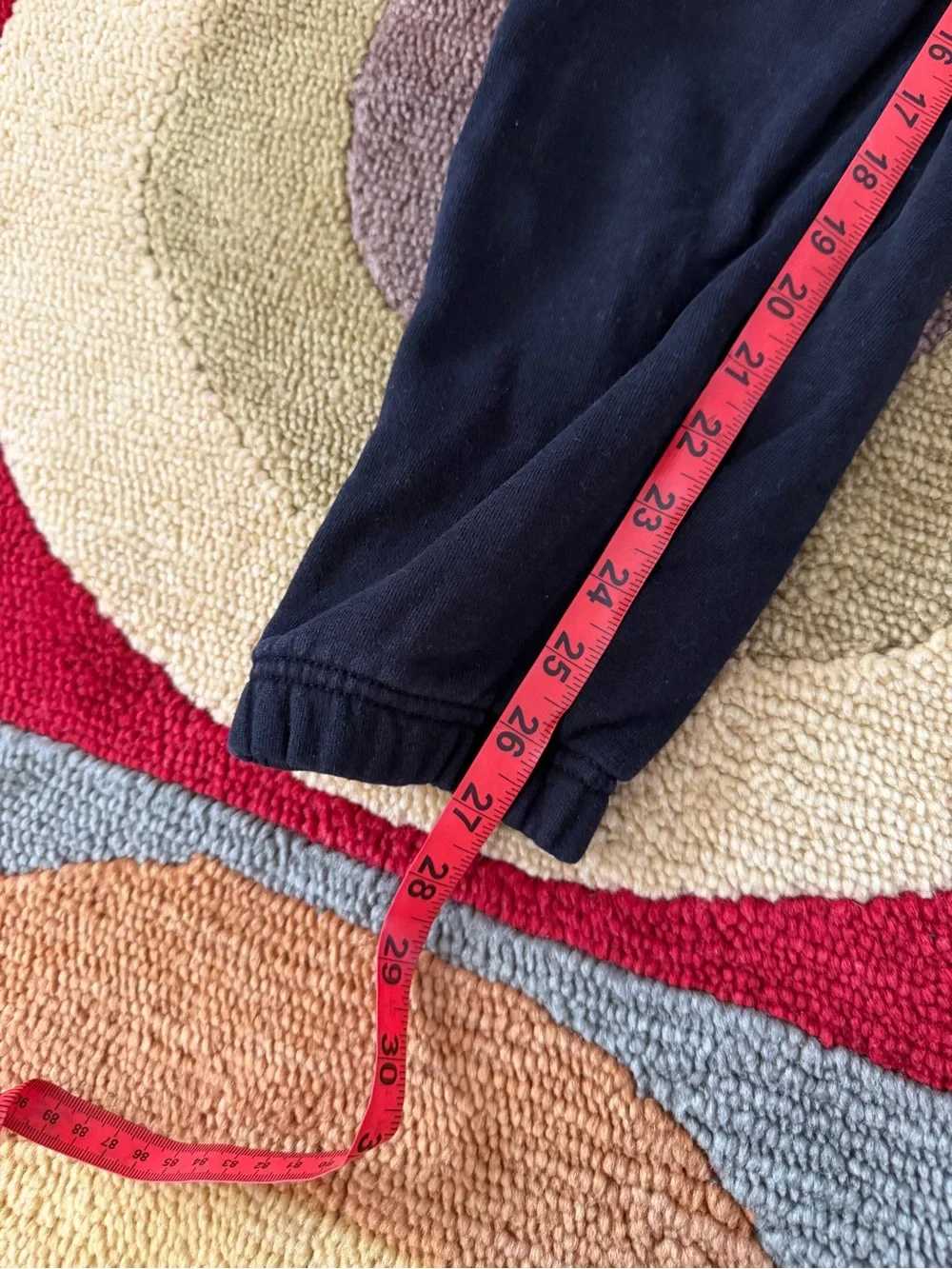 Aritzia TNA Sweatfleece Cozy Fleece Boyfriend Fit Black Jogger Sweatpants Small